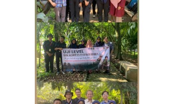 Alhamdulillah Uji Level kelas XI untuk mata pelajaran TKTA, TAG, serta TRRH di Hutan Kota Ahmad Yani telah selesai.