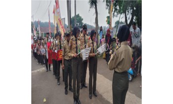Giat karnaval smk kehutanan bakti rimba wil kel ranggamekar kec bogor selatan sabtu, 27 agustus 2022