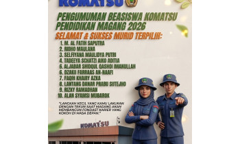 PENGUMUMAN RESMI: SELAMAT KEPADA PARA PENERIMA BEASISWA KOMATSU 2026! 🚀