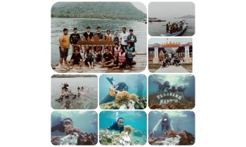 Alhamdulillah siswa/i PKL dapat bonus dari Kepala Balai PDASHL WSS Lampung untuk field trip ke Pulau Pahawang. 