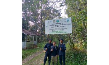 Kegiatan Minggu pertama PKL SMK Kehutanan Bakti Rimba di Taman Nasional Gunung Gede Pangrango