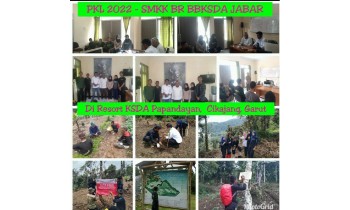 PKL SMK Kehutanan Bakti Rimba di Resort KSDA Papandayan Cikajang Garut