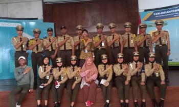 Siswa/i kelas XI SMK kehutanan Bakti Rimba melakukan kunjungan ke Museum Tanah dan Pertanian Bogor