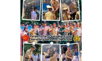 Upacara Penyematan & Kenaikan Evolet