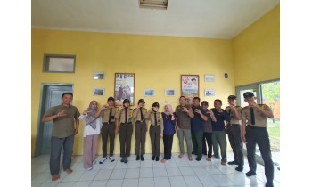 Penjemputan Praktik Kerja Lapang Taman Nasional Gunung Ciremai