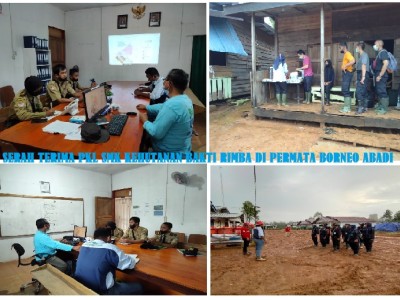 Serah Terima PKL SMK Kehutanan Bakti Rimba di Permata Borneo Abadi