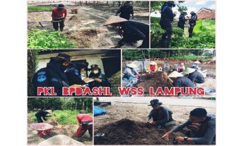 Kegiatan Rimbawan SMK Kehutanan Bakti Rimba PKL di BPDASHL WSS Lampung
