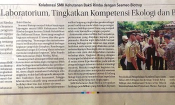 SMKKBR dan SEAMEO BIOTROP berkolaborasi membangun peningkatan mutu pendidikan 
