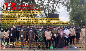Pendaftaran Beasiswa SMK Kehutanan Bakti Rimba