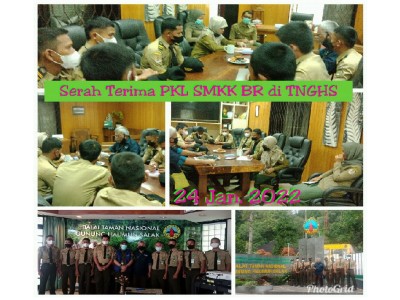 Serah Terima PKL SMK Kehutanan Bakti Rimba di TNGHS 