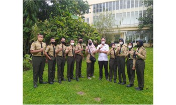 Serah Terima PKL SMK Kehutanan Bakti Rimba di Kebun Raya Bogor