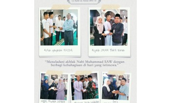 Peringatan Maulid Nabi Muhammad SAW 1447 H  “Meneladani akhlak Nabi Muhammad SAW dengan berbagi kebahagiaan di hari istimewa.” ☪️🌱