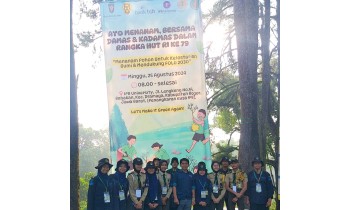 Salam semangat dari IPB University. Tim Bakti Rimba siap menurunkan emisi GRK, sukseskan FOLU 2030