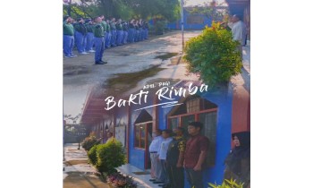 Pagi yang cerah, apel bersama pembina dan pengawas Yayasan P2SDA.