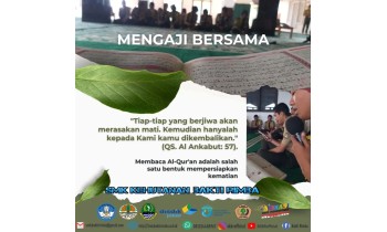 Mengaji Bersama SMK Kehutanan Bakti Rimba
