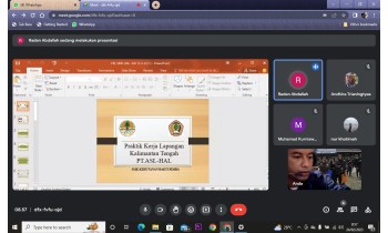 Monitoring PKL SMK Kehutanan Bakti Rimba di Kalimantan Tengah PT. ASL - HAL