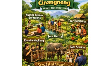 Ikut serta memeriahkan HUT Ke 26 Kampoeng Wisata Cinangneng