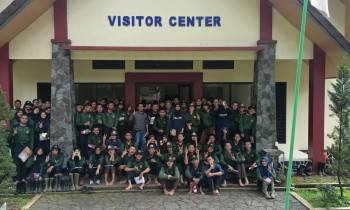 Pembukaan Praktikum bersama di Pusat Suaka Satwa Elang, TNGHS Desa Ciburayut, Cigombong, Kab. Bogor  