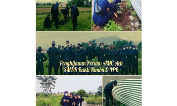 Penghijauan Perum. AMC Oleh SMK Kehutanan Bakti Rimba