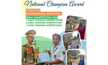 National Champion Award SMK Kehutanan Bakti Rimba