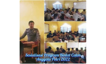 Program pembinaan dan pelatihan calon anggota Polri TA. 2022. Semoga ada siswa/i kelas XII SMK Kehutanan Bakti Rimba yang lolos menjadi anggota Polri. 