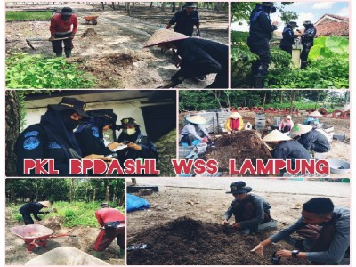 Kegiatan Rimbawan SMK Kehutanan Bakti Rimba PKL di BPDASHL WSS Lampung