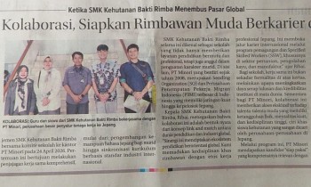 Sinergi SMKK Bakti Rimba & PT. Minori akan menciptakan ekosistem pendidikan berorientasi global