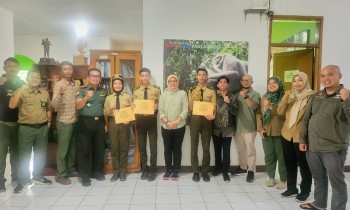 Penjemputan Praktik Kerja Lapang di TNGGP